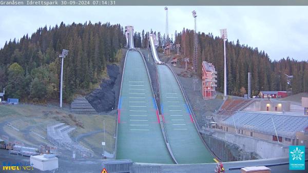 Bilde fra Granåsen skisenter