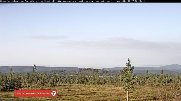 Bilete frå Stenfjellhytta -> sør-sørvest