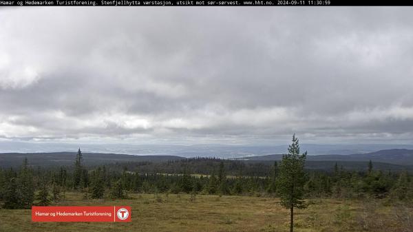 Image from Stenfjellhytta -> sør-sørvest