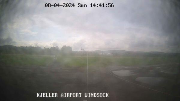Bilde fra Kjeller flyplass