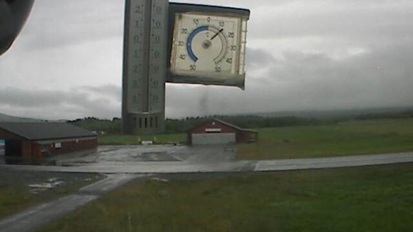 Bilde fra Oppdal flyplass